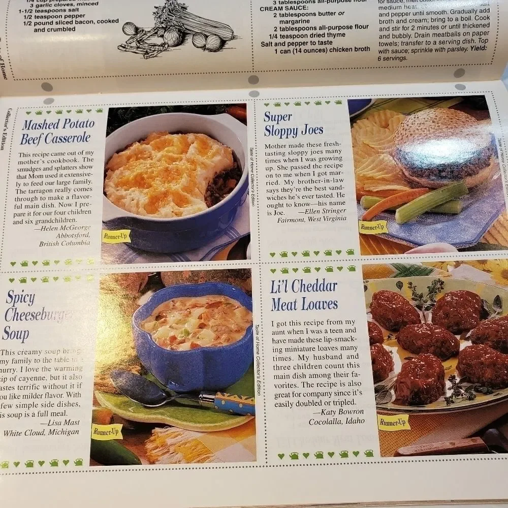 Set 2 Taste of Home Collectors Edition Magazines